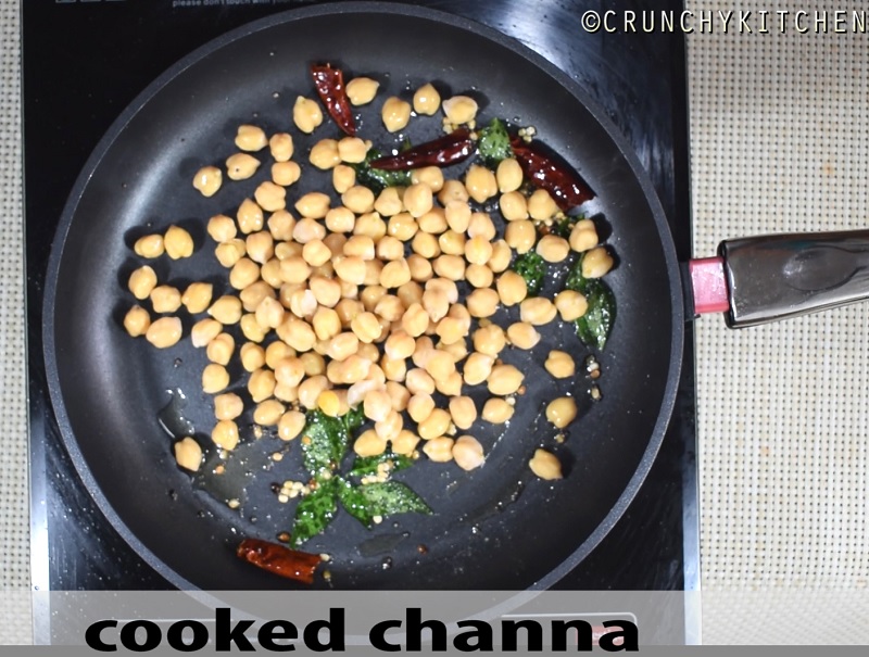 cooked channa