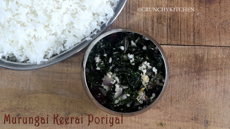 MURUNGAI KEERAI PORIYAL