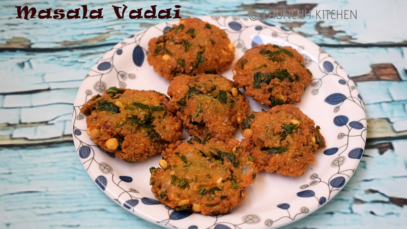 Masala Keerai vada 