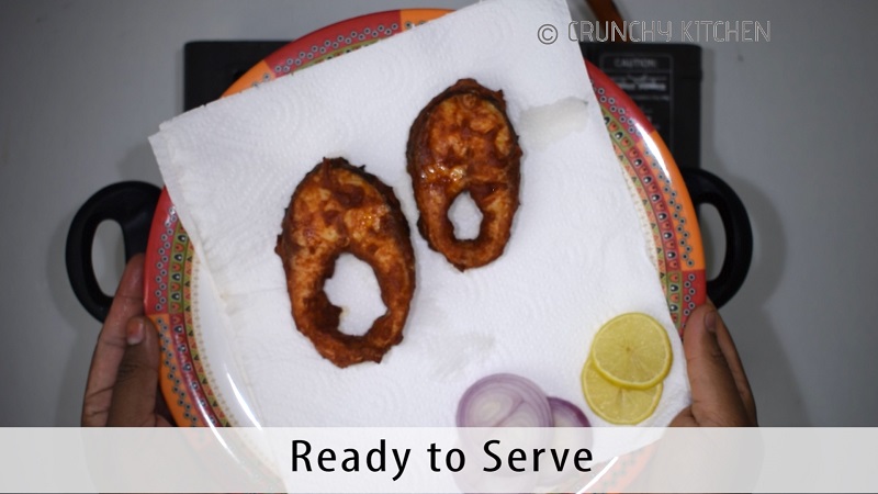 Rohu Fish Deep Oil Fry 