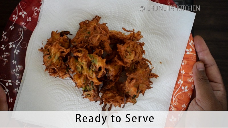 Onion pakoda 