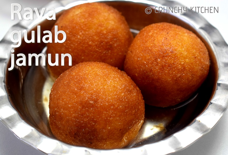 Rava gulab jamun