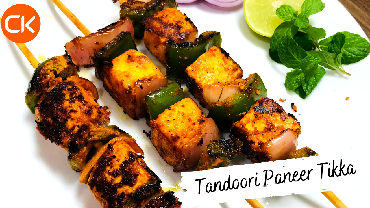 Tandoori Paneer Tikka | Tandoori paneer recipe — Crunchy Kitchen